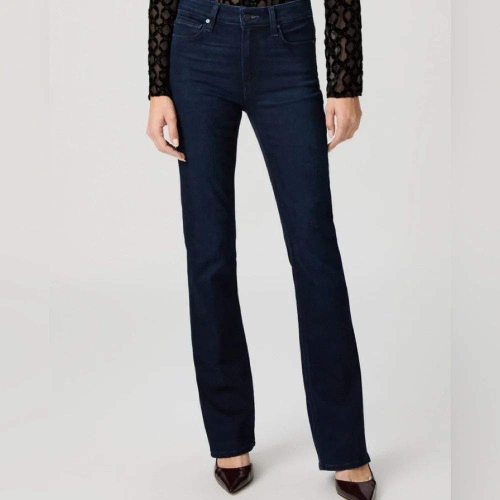 PAIGE Women’s “Manhattan” Dark Denim Jeans